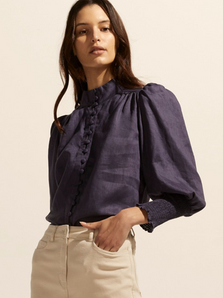 Pippa Pier Top - Indigo