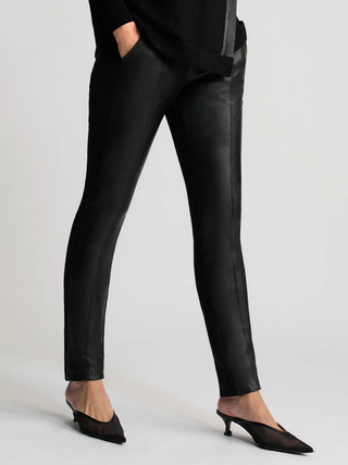 Raw by Raw Fergie Leather Jogger - Jet Black