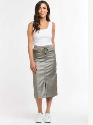 Italian Star Hugo Skirt - Gunmetal