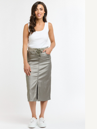 Italian Star Hugo Skirt - Gunmetal