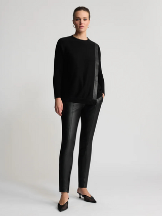 Raw by Raw Fergie Leather Jogger - Jet Black