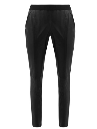Raw by Raw Fergie Leather Jogger - Jet Black