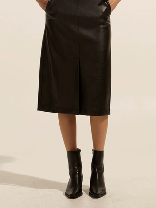 Hattie Halt Skirt -Black