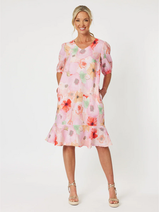 Brighton Poppy Dress - Multi