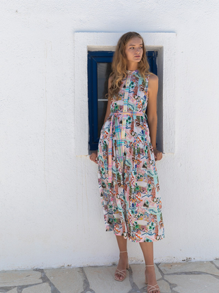 Wanda Sleeveless Dress - Multi