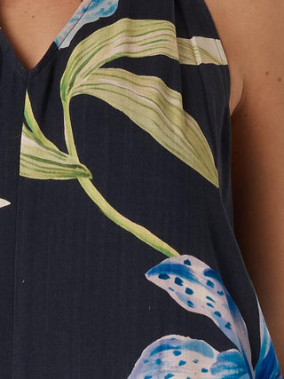 Anthea Maxi Dress - Black Floral