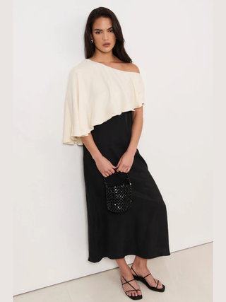 Sia Asymmetrical Dress - Monochrome