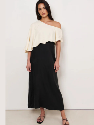 Sia Asymmetrical Dress - Monochrome