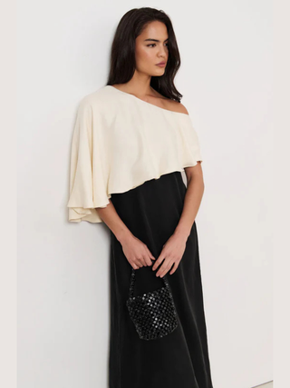 Sia Asymmetrical Dress - Monochrome