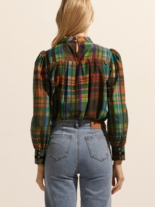 Felicity Faze Top - Kaleidoscope Check
