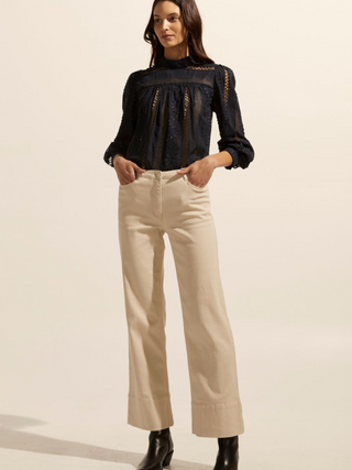 Gail Glimpse Top - Indigo