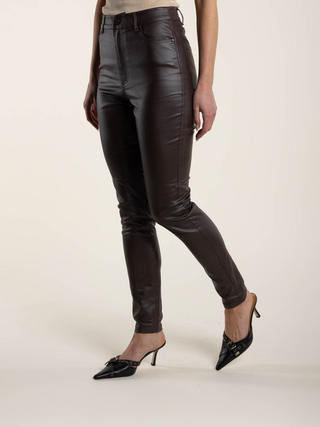 Ivy Faux Leather Jean - Coco
