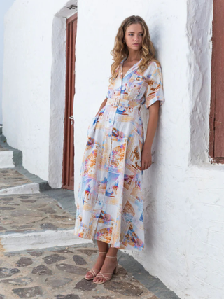 Carrie Maxi Dress - Amalfi