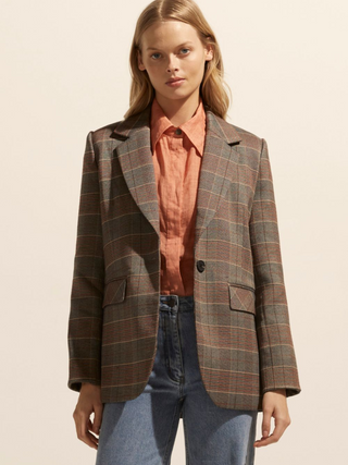 Sophie Scout Jacket - Clay Check