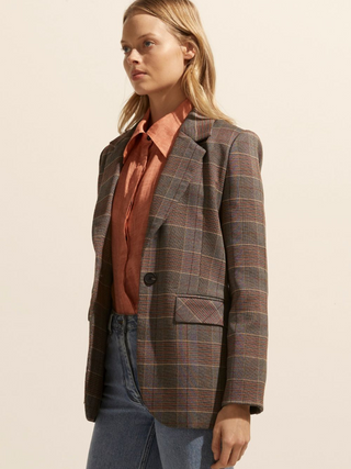 Sophie Scout Jacket - Clay Check