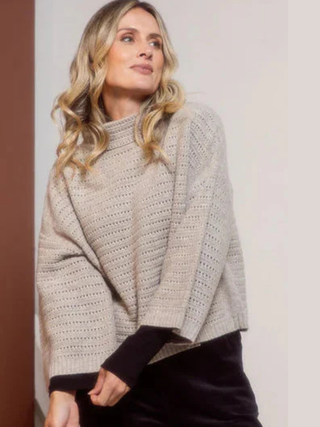 Pointelle Knit Top - Oat Marle