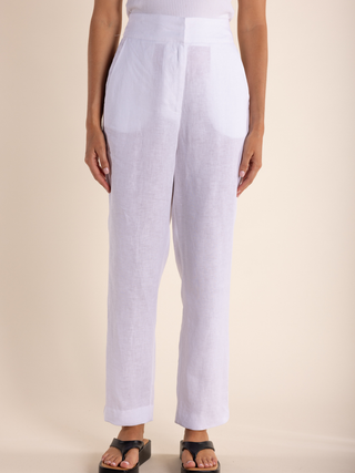 Ocean Linen Pants - White