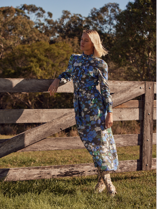 Graduate Dress - Forest Blur