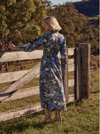 Graduate Dress - Forest Blur