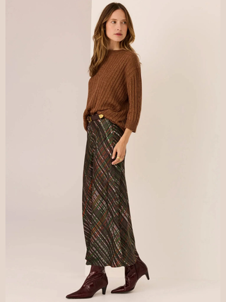 Della Bias Skirt - Della Print