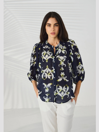 Montage Shirt - Indigo