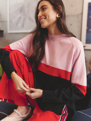 Skyline Sweater - Sheer Pink
