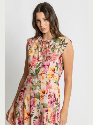 Belle Maxi Dress - Whispering Peonies