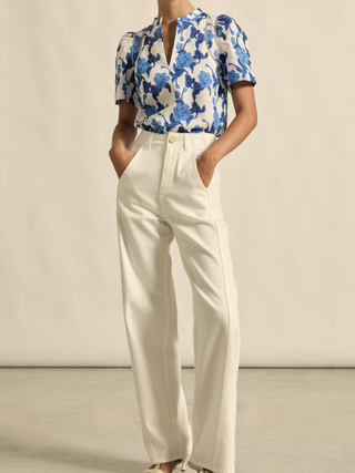 Recollect Top-Azure Blue