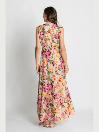 Belle Maxi Dress - Whispering Peonies