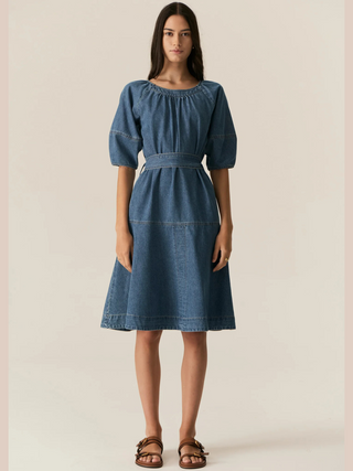 Carsen Dress - Light Wash