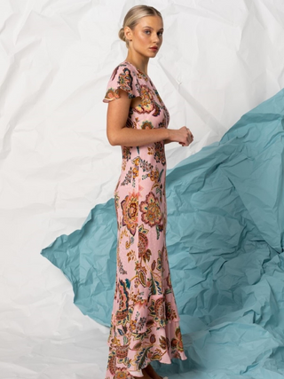 Camila Maxi Dress - Rose Pink