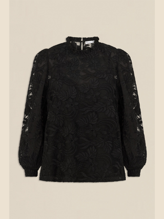 Glint Top - Black Lace