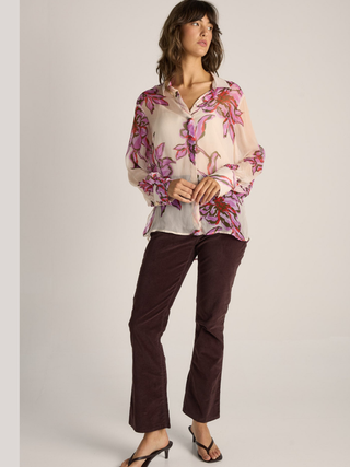Nyomi Blouse - Light Flower print