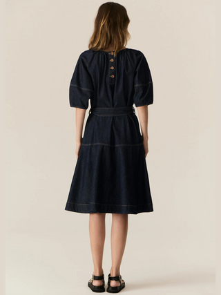 Carsen Dress - Dark Wash