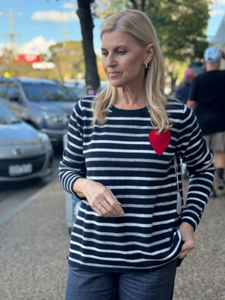 Ellis Cashmere Sweater - Sailor