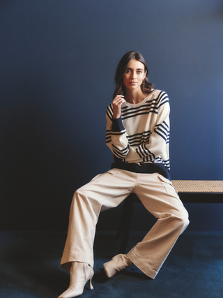 Cascade Sweater - Navy