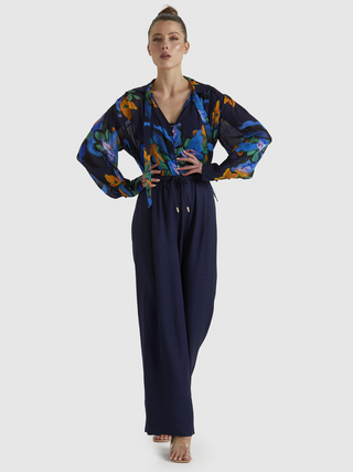 Twilight Top - Blue Floral