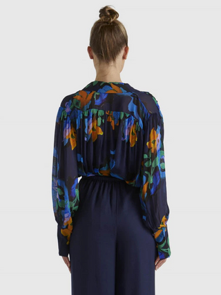 Twilight Top - Blue Floral