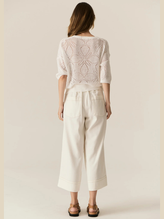 Carsen Crop Pant - Ecru