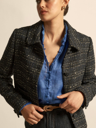 Plume Jacket - Midnight Check