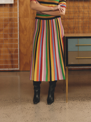 The Avenue Skirt Lurex - Rainbow