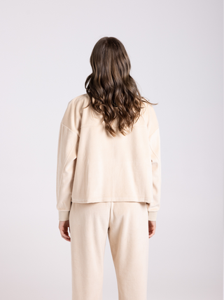 Velour Jacket - Almond