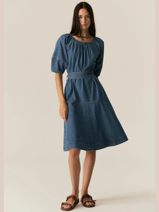 Carsen Dress - Light Wash