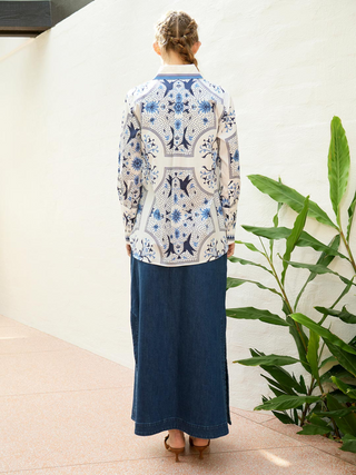River Bird Shirt - White
