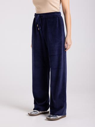 Velour Pant- French Navy