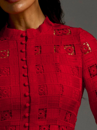 Beguiile Dress - Fire