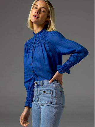 Skylark Top - Azure Blue