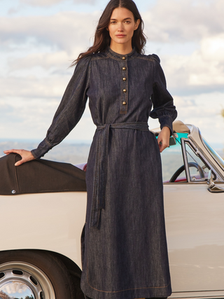 Snapshot Dress - Dark Denim