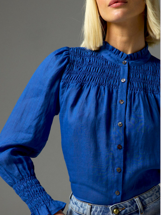 Skylark Top - Azure Blue