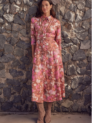 Bravado Dress - Blush Blur